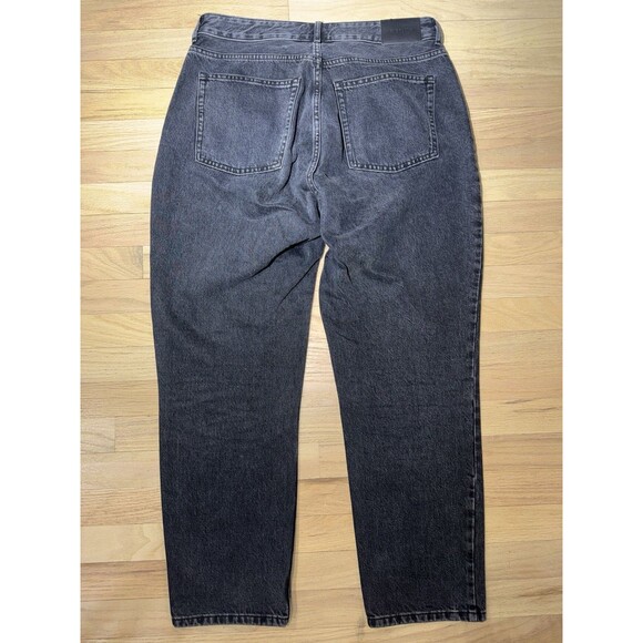 Everlane The Curvy 90's Cheeky Straight Jean Black Gray Women 32 Reg 28" Inseam - Picture 2 of 11